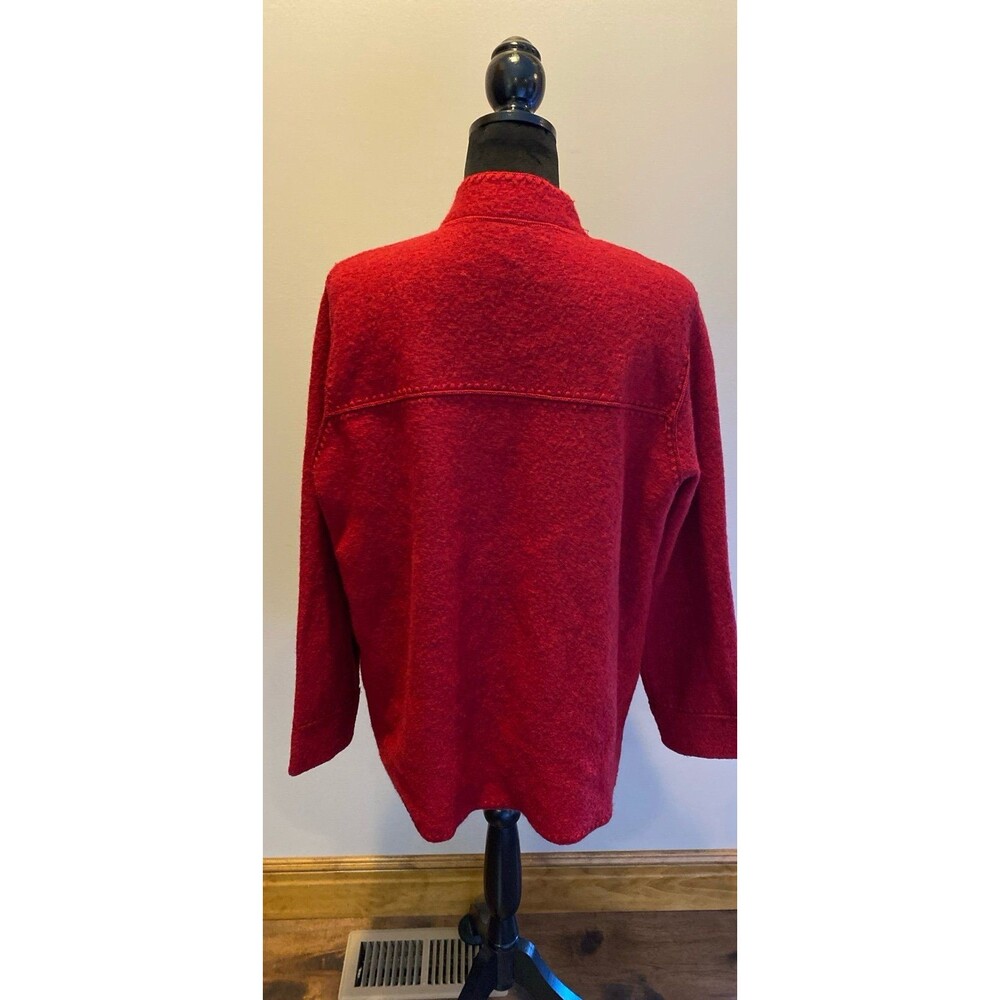 Ruby Rd Womens Jacket 100% Wool Size Medium Fuzzy… - image 7
